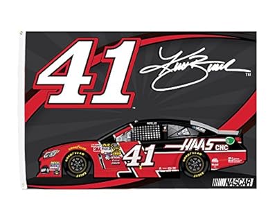 Kurt Busch #41 Large CAR 3x5 Flag w/grommets RR Outdoor Banner Nascar Racing