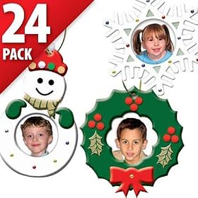 Christmas Frames Foam Craft Kit 24ct
