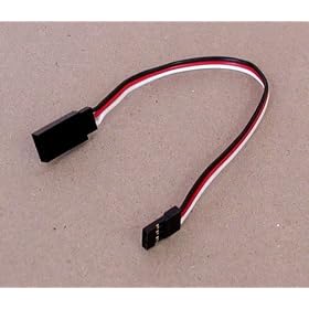 6 Servo Extension Cable, Futaba & Hitec Jr(S) from JR Servos