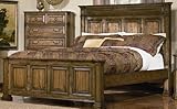 IMAGE OF Edgewood Eastern King Bed in Warm Brown Oak Finish by Coaster