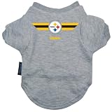 Pet Supplies : Officially Licensed By the NFL- Pittsburg Steelers Dog T-Shirt  Medium