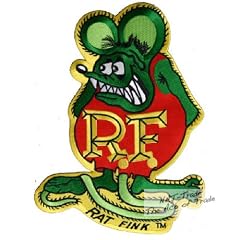 Rat Fink Patches, green