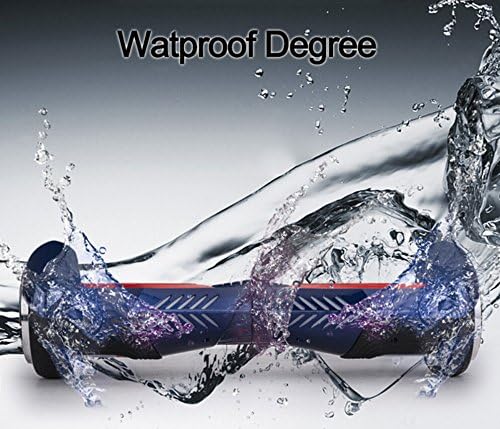 Fish Smart Self Balancing Scooters Drifting Board Electric Personal Transporter-outdoor Sports Kids Adult Transporter Electric Scooter with Bluetooth Speaker LED Light (purple+red)