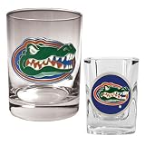 Florida Gators NCAA Rocks Glass And Shot Glass Set