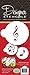 Designer Stencils C281 Musical Cookies Stencil, Beige/Semi-Transparent