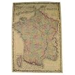 World & Country Map Assortment of 5 Prints Each different, 20 by 28 inches