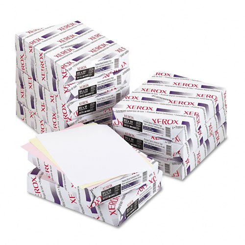 Xerox 3-Part Straight Collated Carbonless Paper, Letter Size 8.5 x 11, White/Yellow with Pink, 1,670 Sets per Carton 3R12425