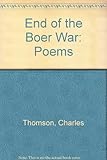 The end of the Boer War