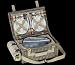 Cilio 155266 Picknick-Korb Ascona, 4 Personen
