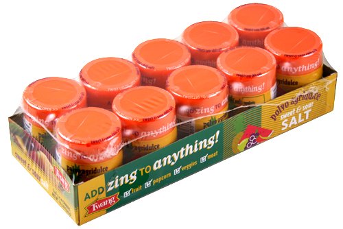 Twang 10 Pack Sweet & Sour Chili 1.5oz Salt Shakers by Twang