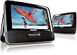 Philips PET7402D/05 Dual 7-inch Screen Portable DVD Player - Black