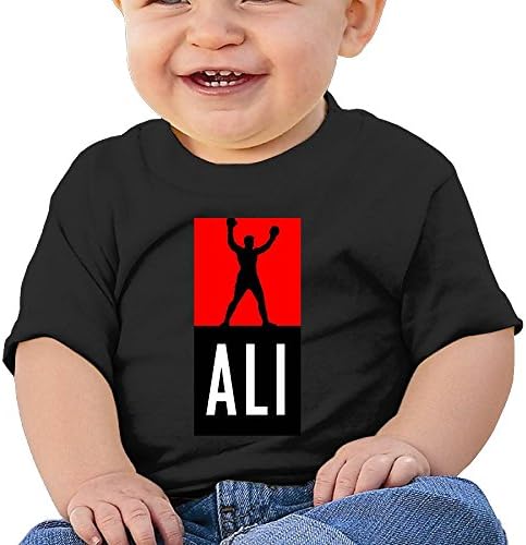 NaBaCa 5 Shop Legend Ali Baby Infants &amp;Toddlers T-shirt Short Sleeve Black