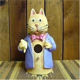 Cat Birdhouse Made of Resin
