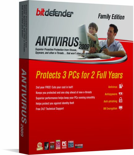 City Travel Guides Discounted  Software : Bitdefender Antivirus 2009  - 2 Yr/3Pc