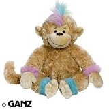 Webkinz Mohawk Monkey with Trading Cards