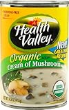Health Valley Organic Soup, Cream Of Mushroom, 14.5-Ounce Cans (Pack of 12)