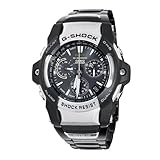 Casio Men's GS1000D-1 G-Shock GIEZ Series Black Metal Band Chronograph Watch