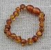 Baltic Amber Baby Teething Bracelet - Honey Amber Baltic Amber Baby Teething Bracelet - Honey Amber