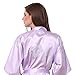 Joytton Women's Satin Kimono Robe with Embroidered Bridesmaid Short