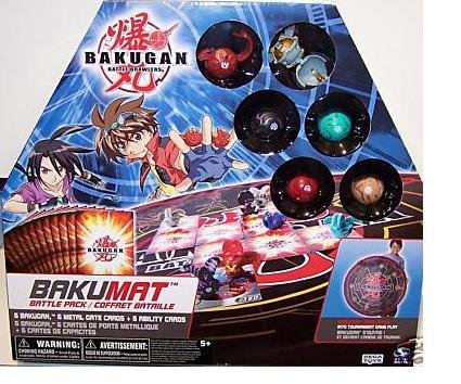 Childrens Toyshop  Toys : Bakugan 6 Pack Battle Brawlers with Bakumat