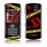 Crime Scene Design VERTICAL CAMERA Original Pearl 8110/ Pearl 8100 Cell Phone Protective Skin Decal Sticker