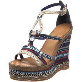 Naughty Monkey Womens High Roller Wedge Sandal