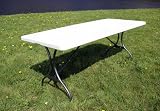 Klapptisch Campingtisch, 244 cm lang für Catering