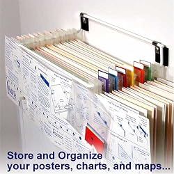 Poster & Chart Organizer: Economy Starter Kit (SnapTab WallFile System)