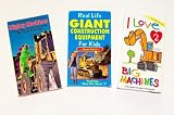 Big Machines Collection: Mighty Machines, I Love Machines, Real Life Giant Construction Equipement for Kids (3-pack)