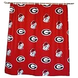Georgia Bulldogs Shower Curtain