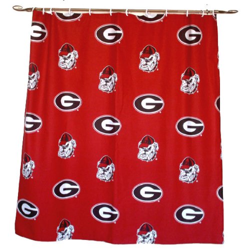 Georgia Bulldogs Shower Curtain