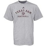 adidas Texas A&M Aggies Ash Football Practice T-shirt
