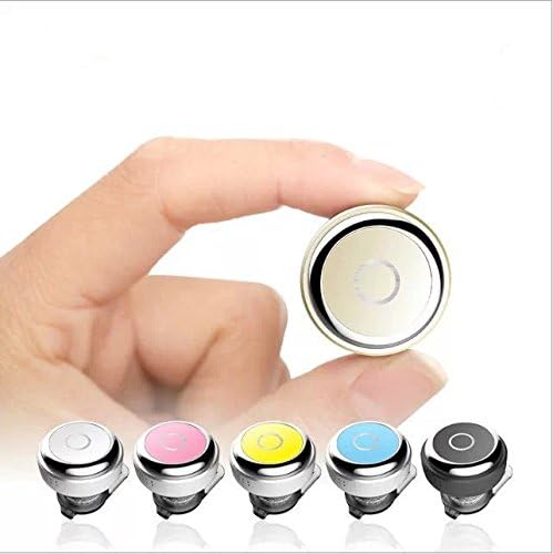 Mini Bluetooth Wireless Invisible Headphone, Smallest PChero Wireless Earphones Earbuds Headphones headset with Mic For iPhone, iPad, Samsung, Most Bluetooth Smartphones (Pink)