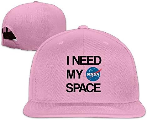 I Need My Space NASA Sports Flat Caps Pink