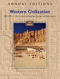 Annual Editions: Western Civilization, Volume 1: The Earliest Civilizations through the Reformation, 15/e