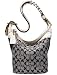 AUTHENTIC COACH BLEECKER SIGNATURE RESORT DENIM DUFFLE 11586