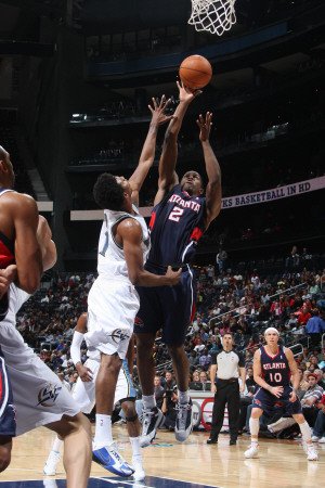 Washington Wizards v Atlanta Hawks: Joe Johnson Photographic Poster Print by Scott Cunningham, 24x36