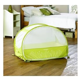 Samsonite Pop-up Travel Bubble Cot Lemon and Lime
