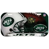 New York Jets - Collage High Definition License Plate, NFL Pro Football