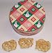 Scott's Cakes 1 lb. White Chocolate Covered Pretzel with Peanuts in a Snowman Tin