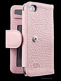 Sena Walletbook Leather Case for iPhone 4 (Pink) (Fits AT&T iPhone)
