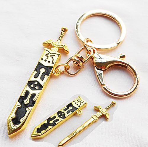 Gooband®Legend of Zelda Skyward Sword weapon Keychain Black colour