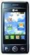 LG T300 Cookie Lite Handy(Ohne Branding, 6,1 cm (2,4 Zoll) Display, Touchscreen, 1,3 Megapixel Kamera) schwarz/silber
