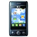 LG T300 Cookie Lite Handy(Ohne Branding, 6,1 cm (2,4 Zoll) Display, Touchscreen, 1,3 Megapixel Kamera) schwarz/silber