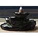 MagiDeal Ceramic Glaze Incense Smoke Cone Burner Backflow Censer Tower Holder #1