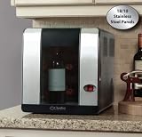 Chambrer 8 bottle (6 + 2) countertop wine cooler, Stainless Steel WC605SS