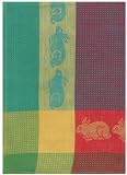 Waffle Weave 100% Cotton Rabbit Jade Dishtowel 18" X 28" Set / 6