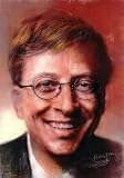 Bill Gates RICHEST MAN Microsoft Print Portrait POSTER - 11" x 17"