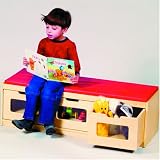 Guidecraft EZ View Storage Bench