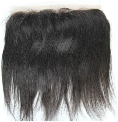 10" Brazilian Virgin Hair Silky Straight Lace Closure/top Closure (13"*2") Natural Color 120% Density